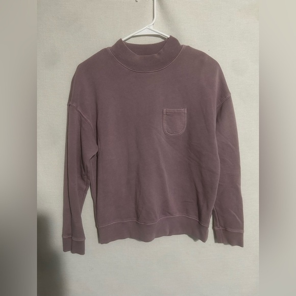 Madewell Garment-Dyed (Re)sourced Cotton Studio Mockneck Sweatshirt - Picture 5 of 9